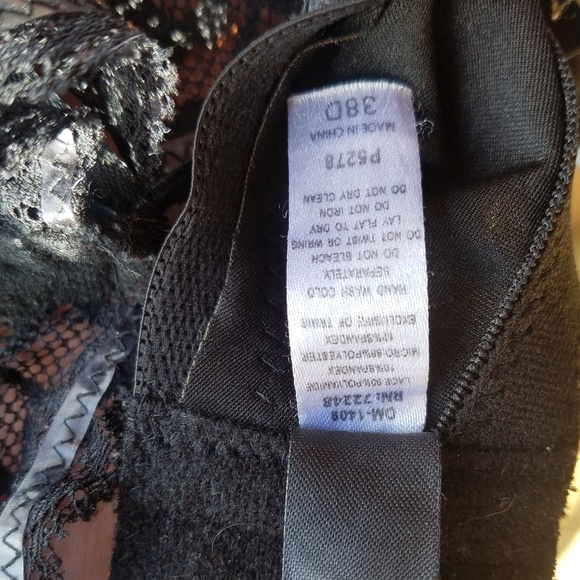 Ramour Brand Unlined Black Lace Bra - Picture 7 of 8